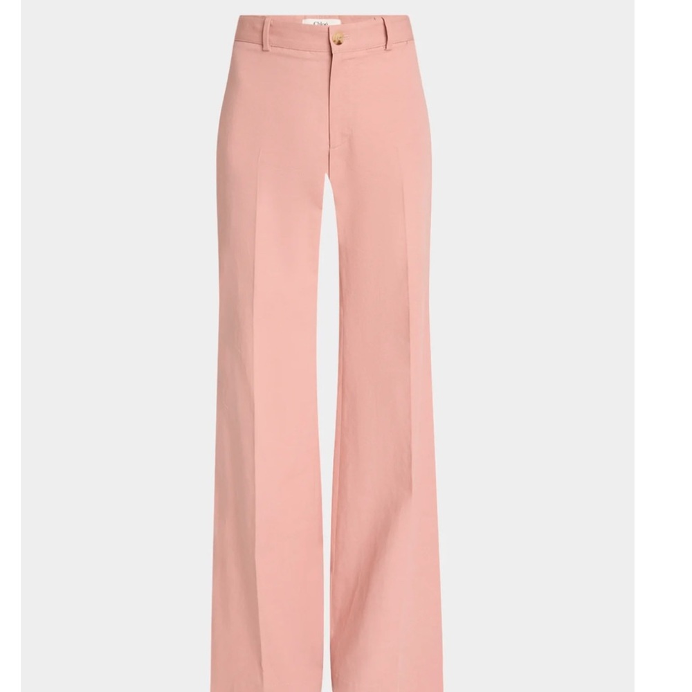 Chloe Soft Pink Wide Leg Pants